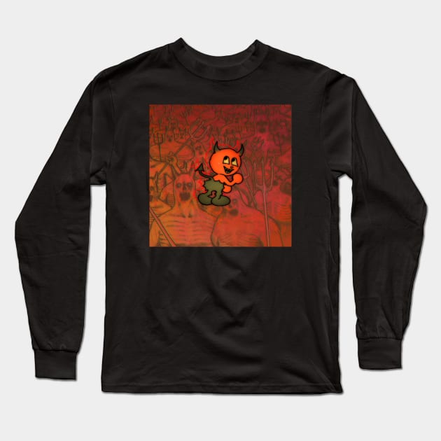 Dimension hell Long Sleeve T-Shirt by Plastiboo